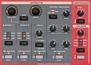 Clavia Nord Stage 2 Panel Effects
